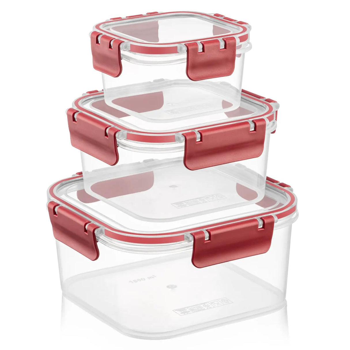 3-Piece Stackable Food Storage Containers Food Storage Food Storage Containers