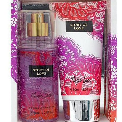 Ladies Perfumed Body Mist + Perfumed Body Lotion Set