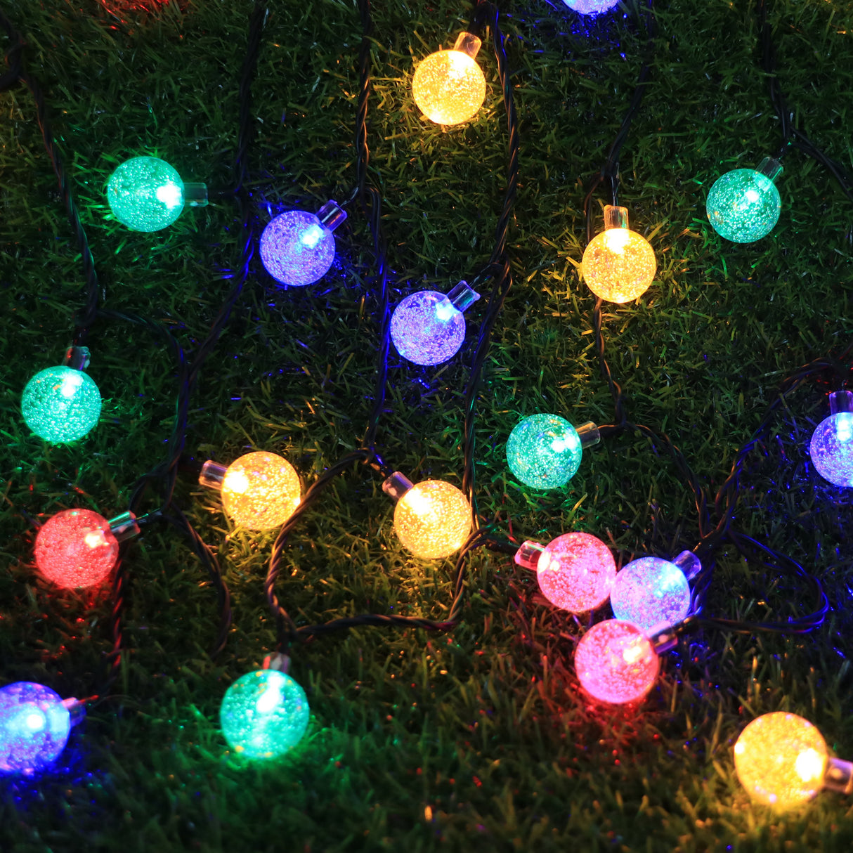 10 Meters Christmas Round LED String Lights with Remote and USB Power