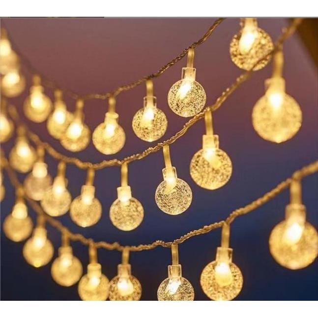 10 Meters Christmas Round LED String Lights with Remote and USB Power