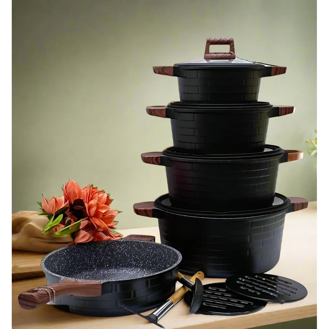 13Piece Granite Coating Cookware Set Durable & Stylish Cookware Cookware Sets