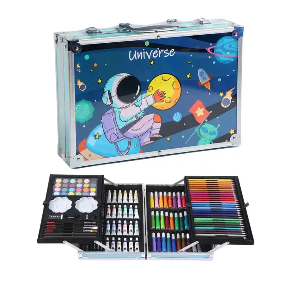 145pcs Complete Art Set for Kids and Adults with Carrying Case Toys & Learning Activities Drawing & Painting Kits
