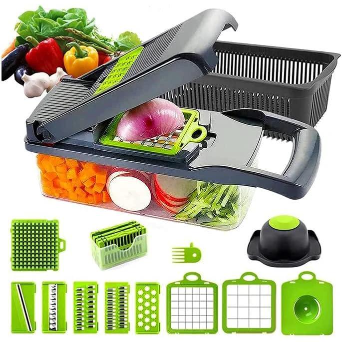16 Piece Vegetable Cutter Multifunctional Kitchen Slicer and Dicer Utensils Kitchen Slicers