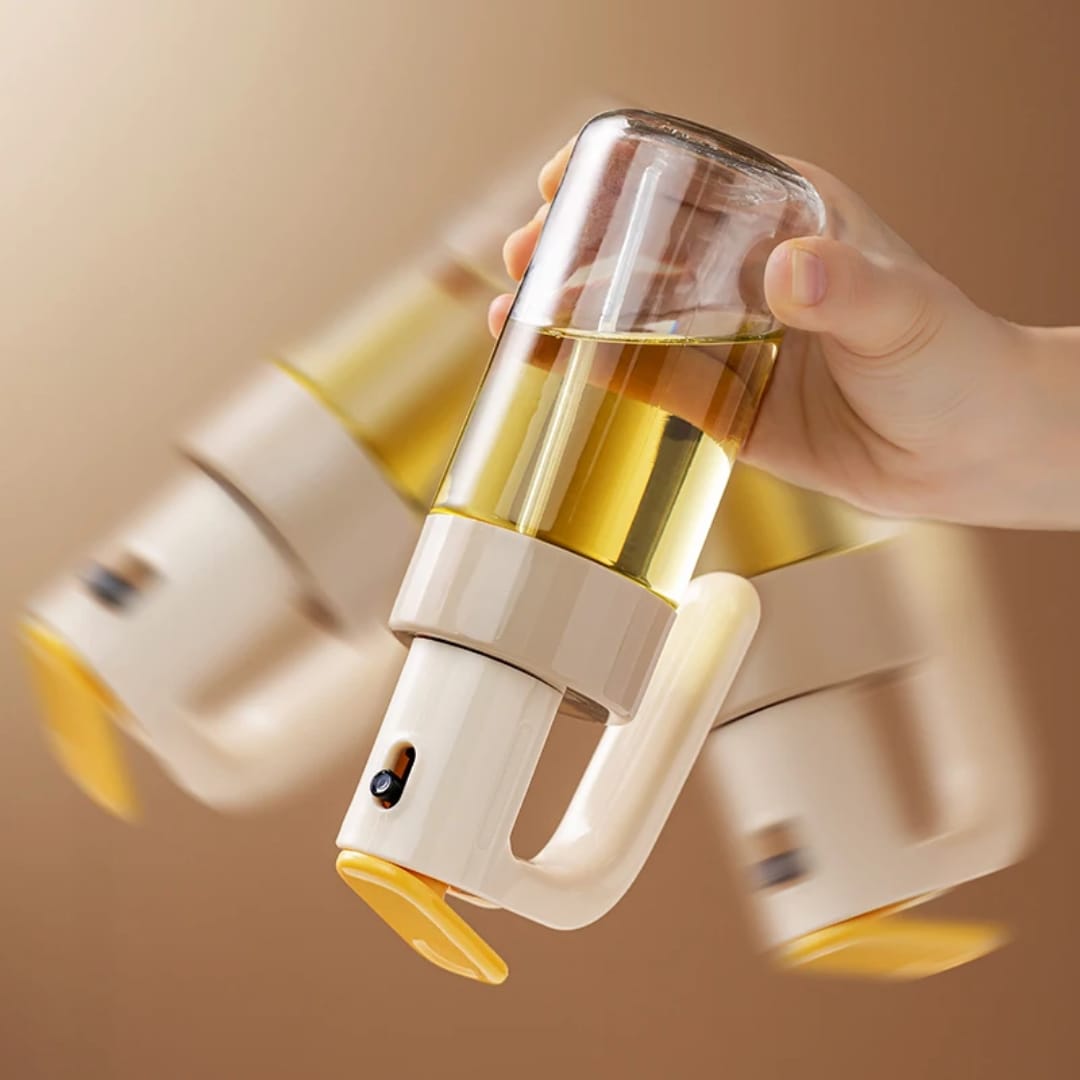 180ml Oil Jar with Spray for Cooking and Kitchen Use