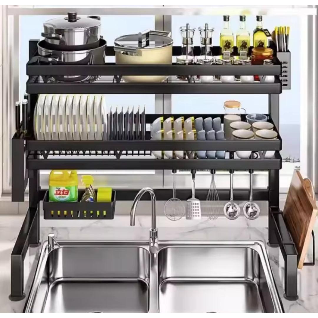 2 Layer Over the Sink Dish Drainer |Space Saving & Practical