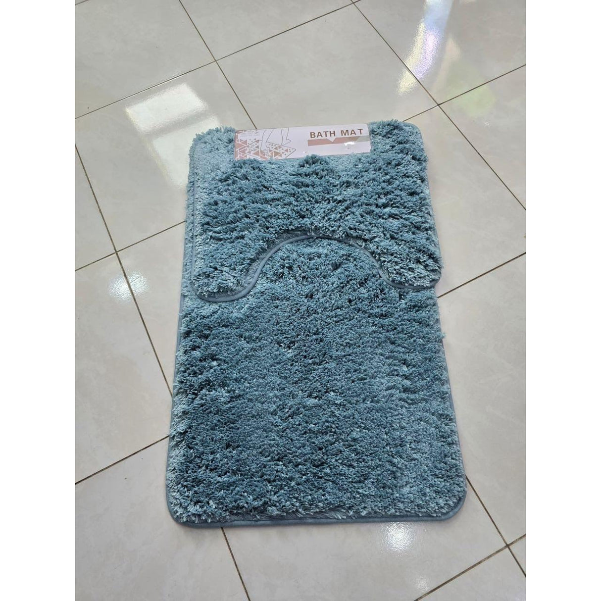 2-Piece Thick Microfibre Bathmat & Toilet Mat Set – Ultra Soft & Luxury Feel