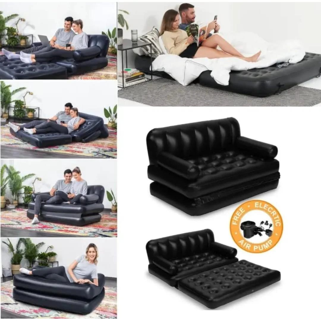 2 Seater Inflatable Pullout Sofa with Manual Pump Inflatable sofa Sofas