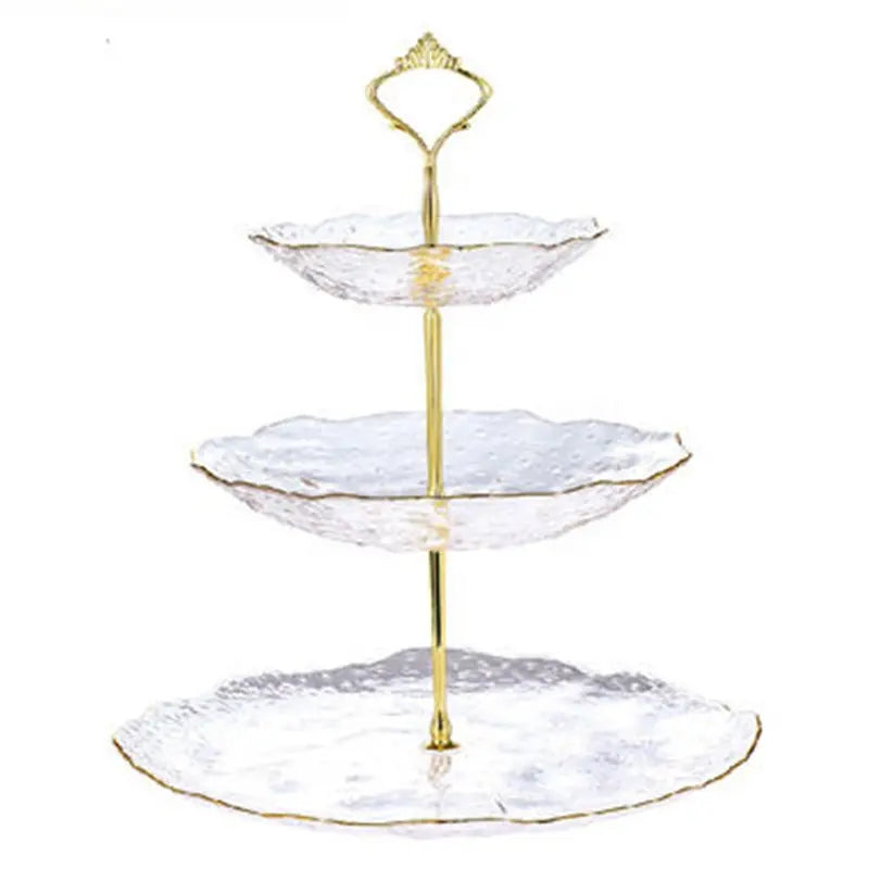 2 Tier Acrylic Snack & Cake Tray Versatile Fruit & Dessert Stand
