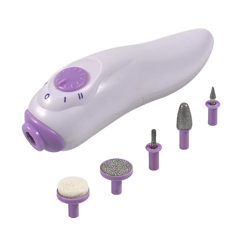 2-in-1 LED Nail Dryer & Electric Nail Kit with 5 Attachment Heads – At-Home Manicure Tool