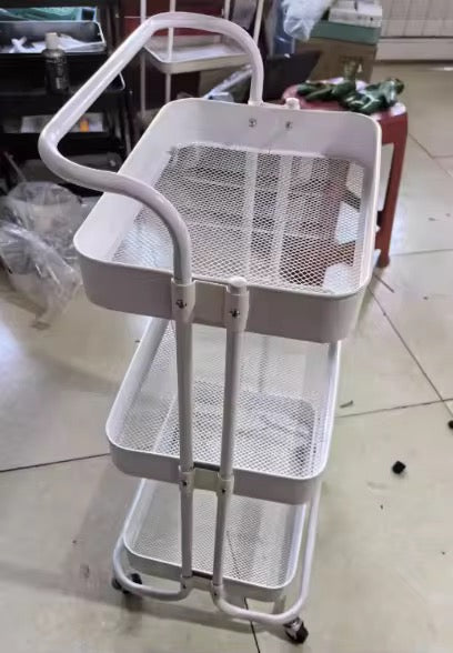Multi-Functional Metallic Storage Trolley – 3 Tier