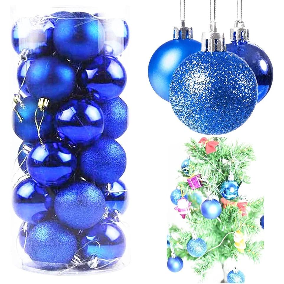 24pcs Christmas Balls Decoration Set