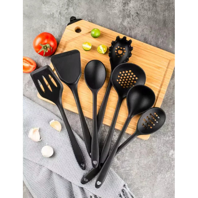 25pcs Silicone Spoons | Available in Marble Black, Marble White, and Marble Pink