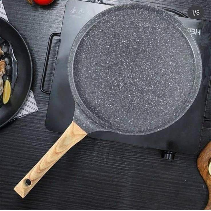 28cm Marble Chapati Pan | NonStick Roti/Flatbread Pan Cookware Cookware