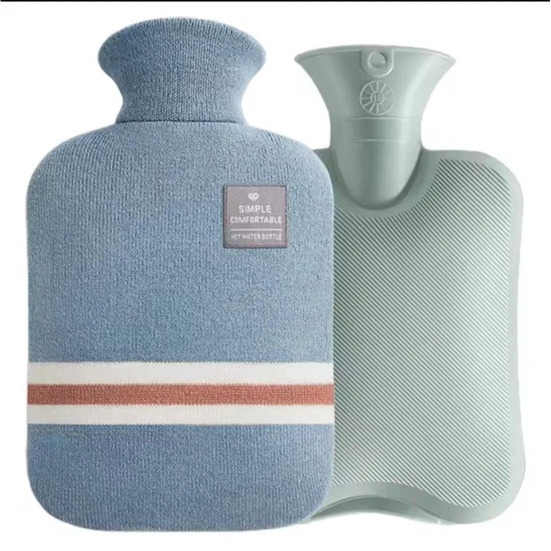2L Hot Water Bottle with Cover Keep Warm & Relieve Aches Water bottle Hot & Cold Therapies