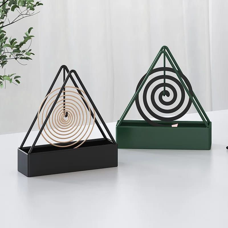 2pcs Anti-Scald Mosquito Coil Holder with Tray