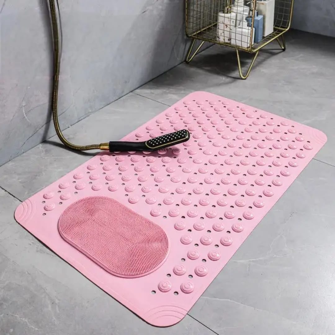 2pcs Rubber Kitchen Mats Set Anti-Slip Waterproof Cushioned