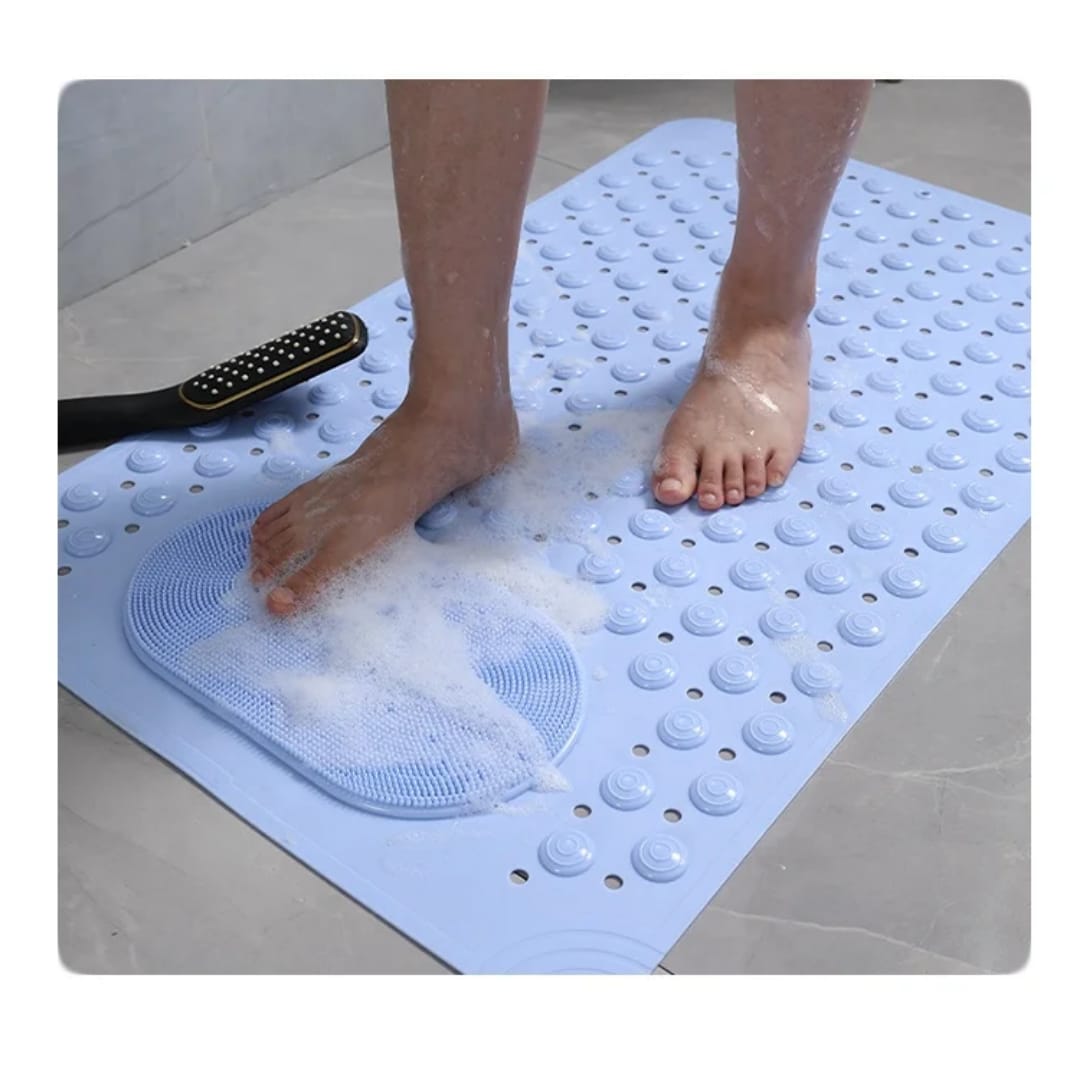 2pcs Rubber Kitchen Mats Set Anti-Slip Waterproof Cushioned