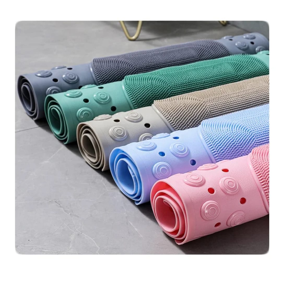 2pcs Rubber Kitchen Mats Set Anti-Slip Waterproof Cushioned