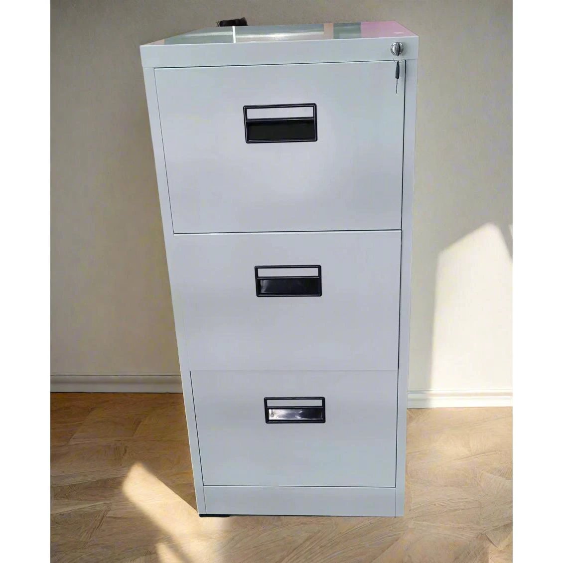 3 Drawer Metal Filing Cabinet with Lock – Office Storage Organizer Office furniture Office Furniture