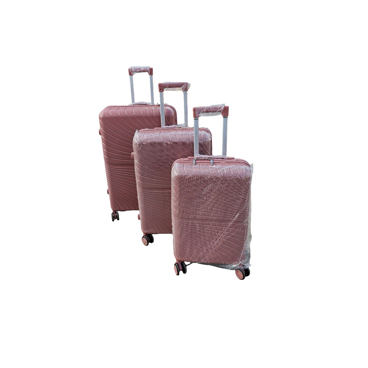 3 in 1 Luxurious Unbreakable PP Suitcase Set Travel with Class