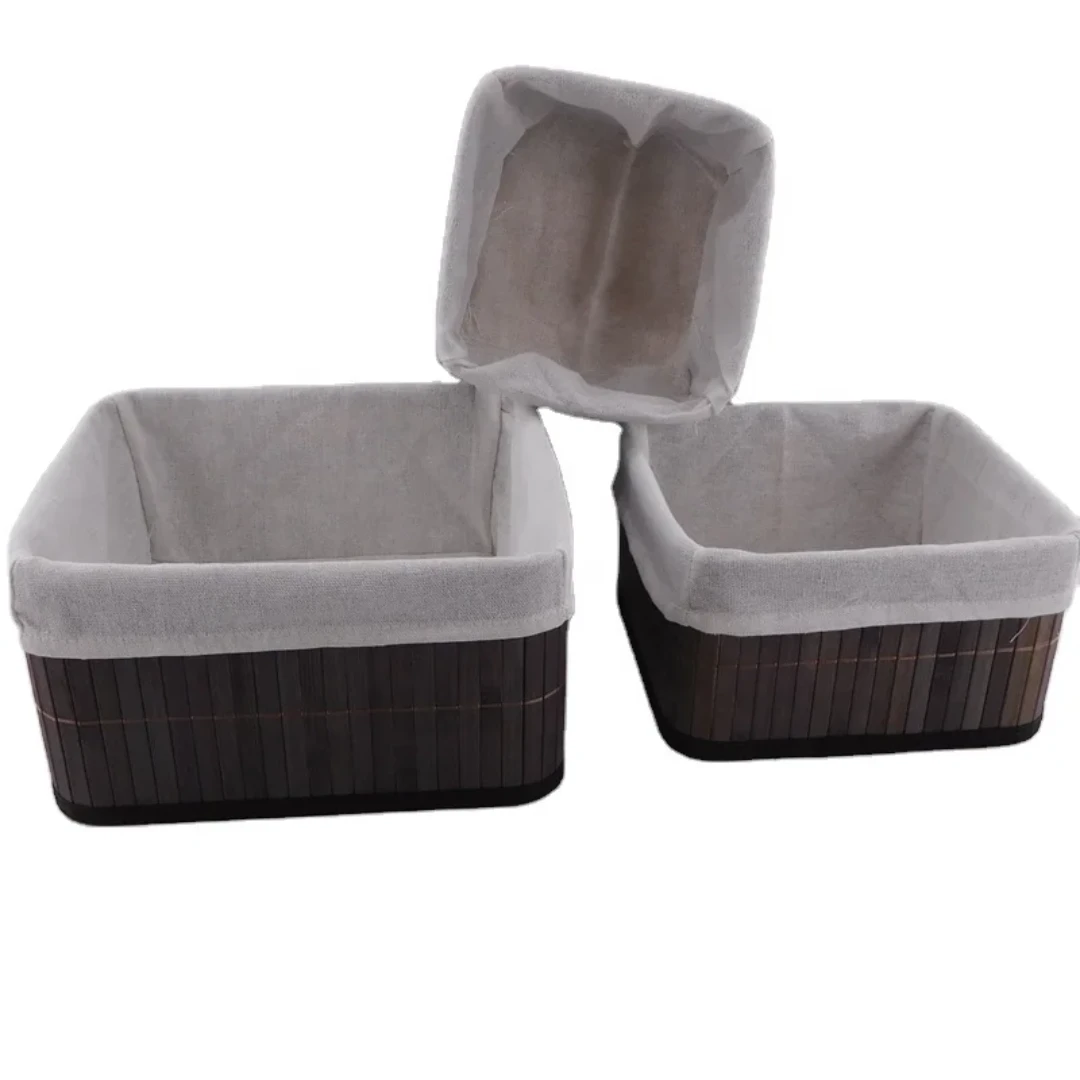 3-in-1 Organizing Wicker Basket Set Cotton rope basket Baskets