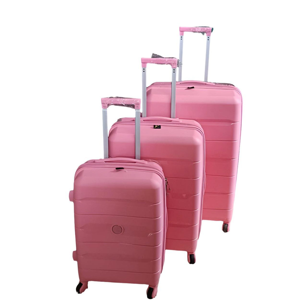 3 in 1 Rubber Suitcase Set | Durable Luggage with 3 Sizes for Travel | Lightweight, Sturdy, and Travel-friendly