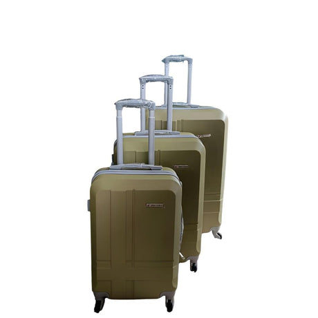 3 in 1 Rubber Suitcase Set | Durable Luggage with 3 Sizes for Travel | Lightweight, Sturdy, and Travel-friendly