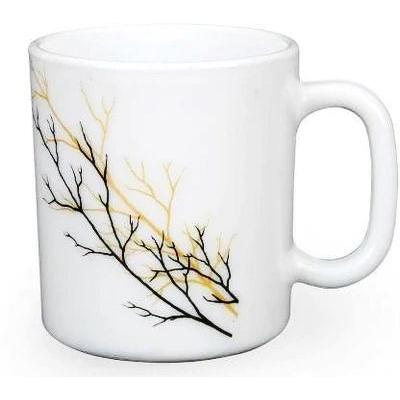36 pcs Set 320 ml Mugs | Golden Fall Design | Rich and Elegant