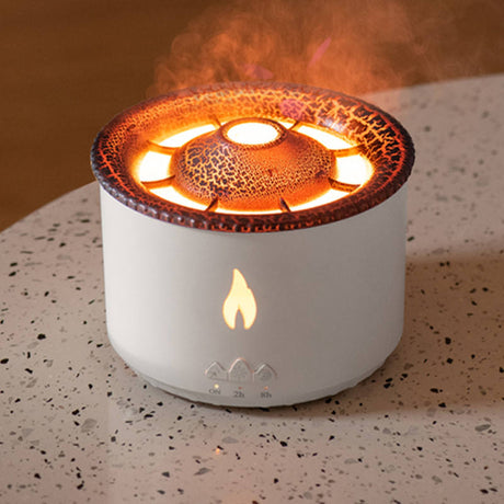 360ml Volcano 3D Flame Ultrasonic Aroma Diffuser | Fragrant Air Humidifier
