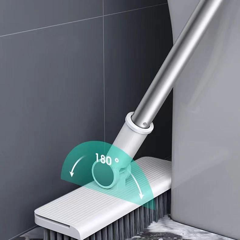 3in1 Broom and Dustpan Set with 360° Rotating Magic Broom Folding & Long Handle Design Cleaning Tools Dustpans