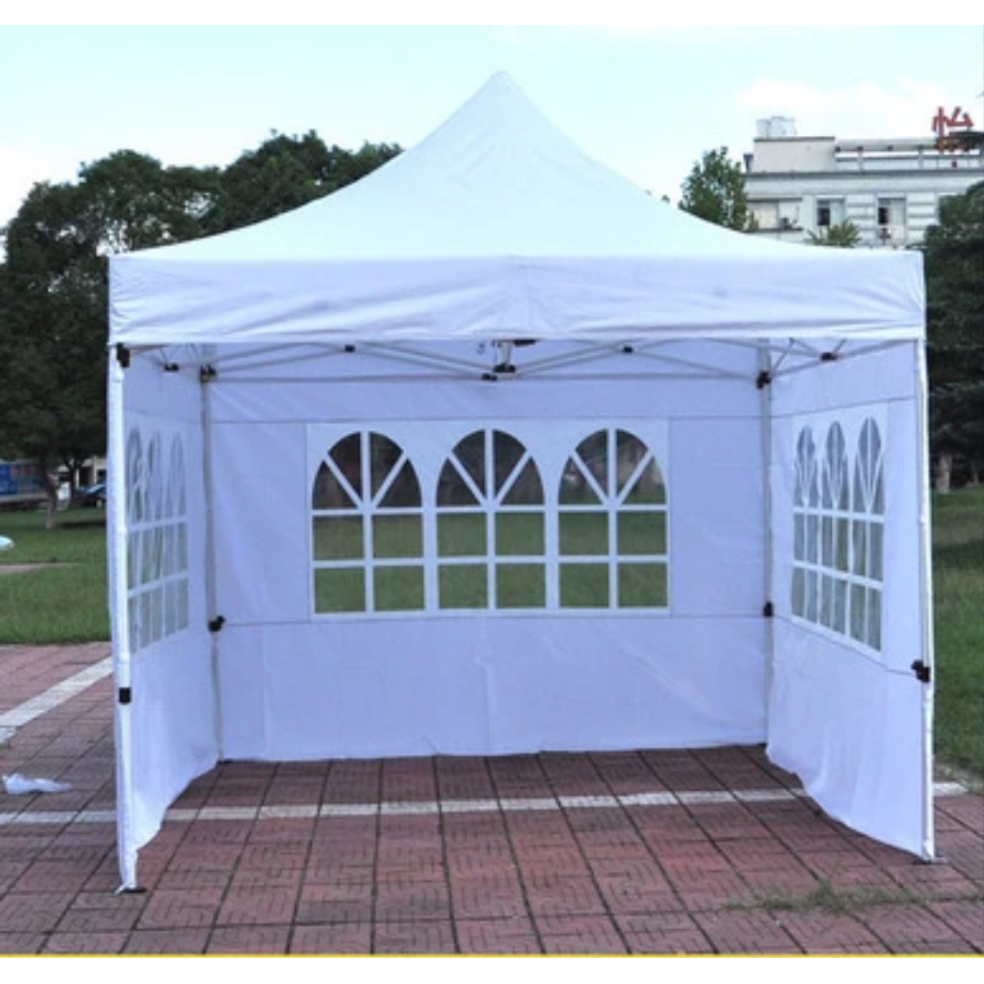 3x3m HighQuality Automatic PopUp Canopy/Gazebo Tent with Solid Sidewalls