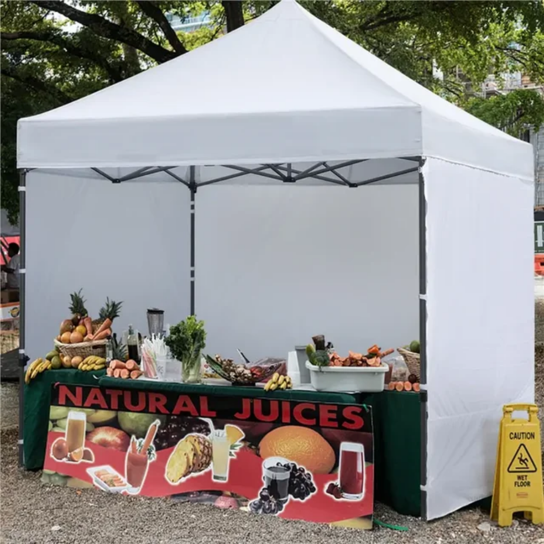 3x3m HighQuality Automatic PopUp Canopy/Gazebo Tent with Solid Sidewalls