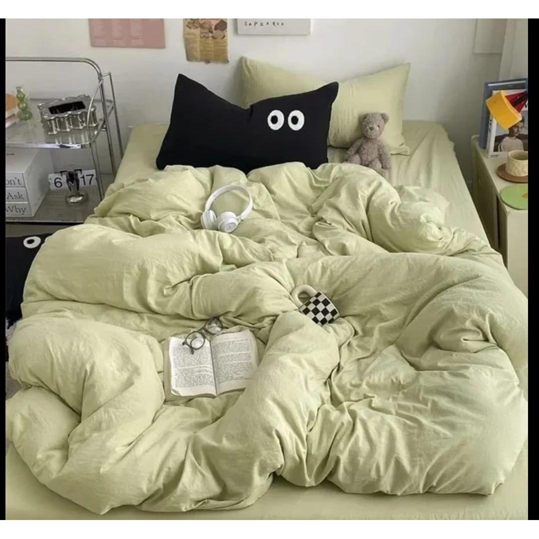 4 Piece Kids High Quality Duvet Cover Set | Soft Microfiber Fabric | Includes Duvet Cover, Flat Sheet & Pillowcases