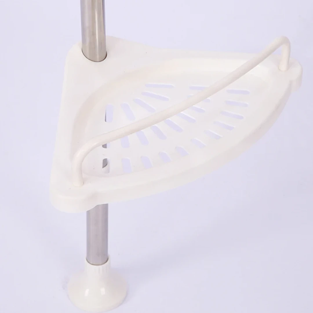 4 Tier Adjustable Telescopic Multi Corner Shelf Organiser Bathroom Essentials Bathroom Accessories