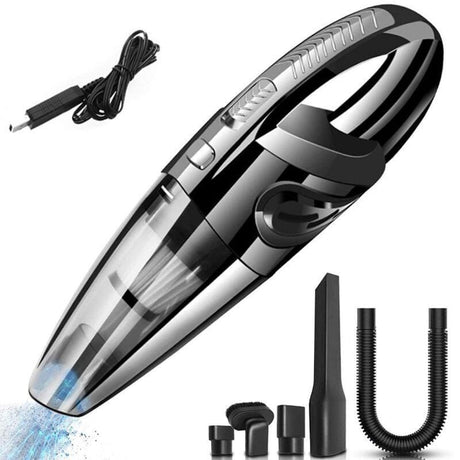 4 in 1 Portable Wet & Dry Rechargeable Wireless Vacuum Cleaner 120W Car & Home Use