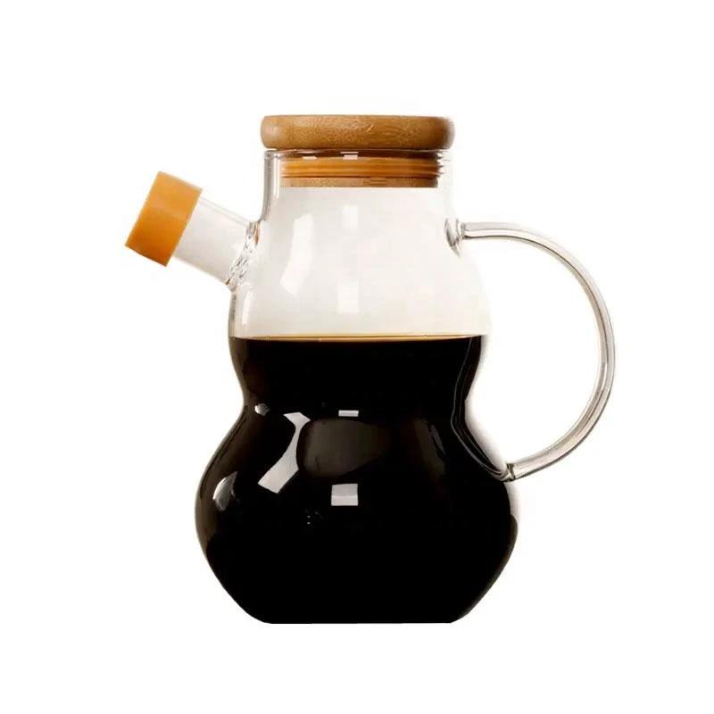 400ml Creative Glass Oil/Vinegar Jar | Leak Proof & Elegant Oil dispenser Food Storage