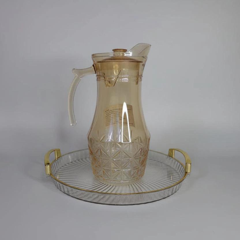 Classic Glass Water Jug – 1.8L Timeless Table Pitcher serving pitchers Serving Pitchers & Carafes