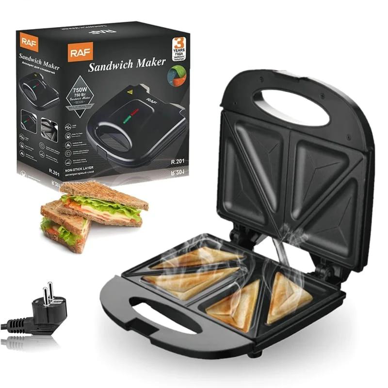 Mini Electric Sandwich Maker 750W – Double-Sided Non-Stick Breakfast Grill and Egg Cake Oven toasters and grills Sandwich Makers