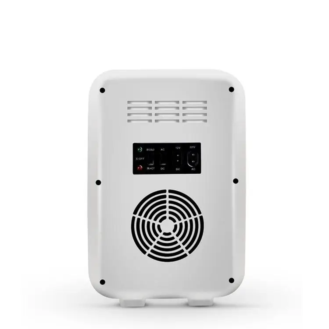 4L Portable Beauty Car Fridge with Mirror and Dual Power Option Compact and Stylish