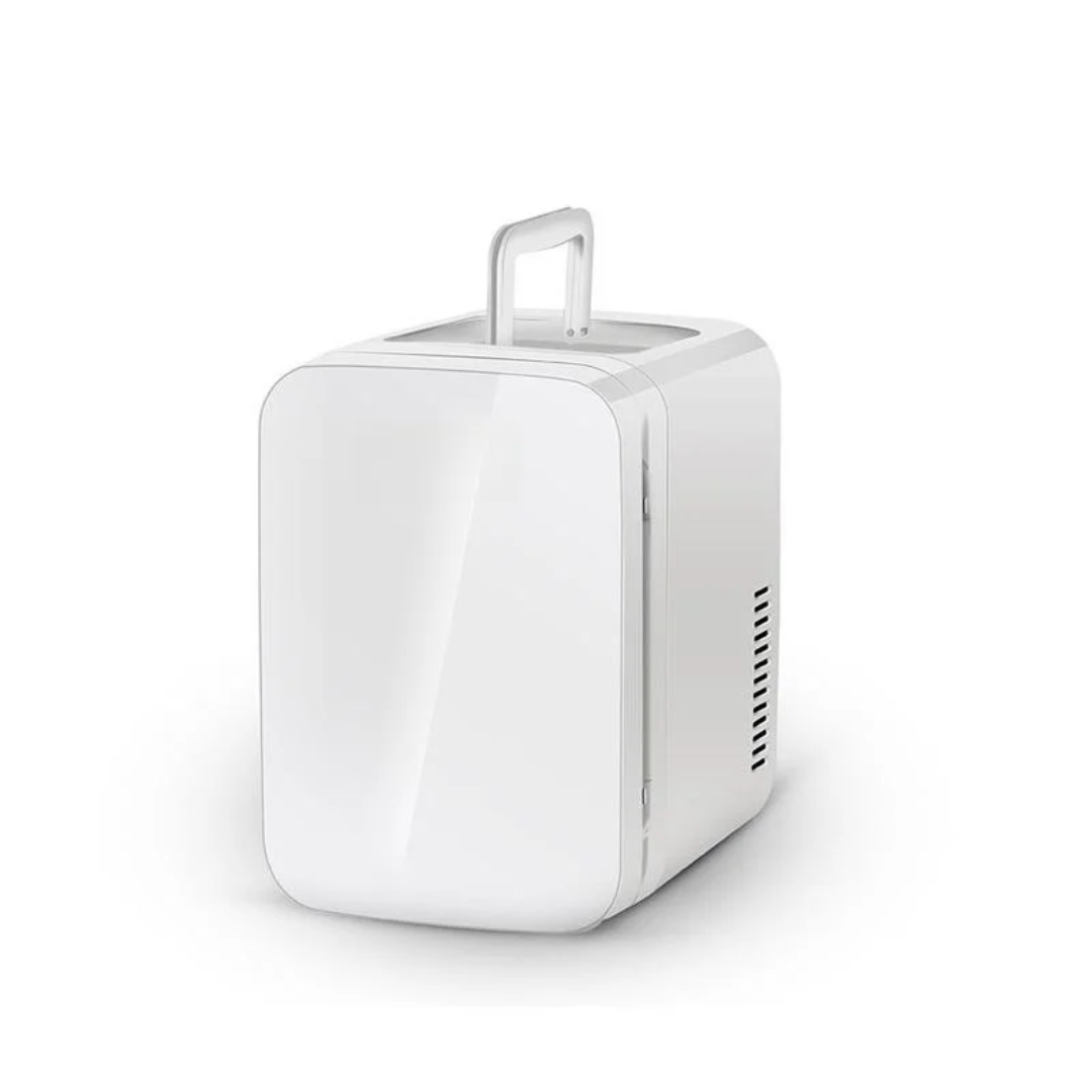 4L Portable Beauty Car Fridge with Mirror and Dual Power Option Compact and Stylish