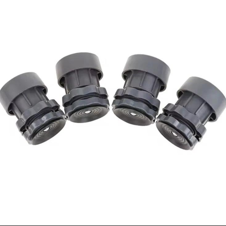 4Pcs Heavy Duty Adjustable Height Washing Machine Anti Vibration Pad Shock Absorbing Non-Slip Feet Pads for Refrigerator & Furniture Protection Home Comfort Appliances Washer & Dryer Accessories
