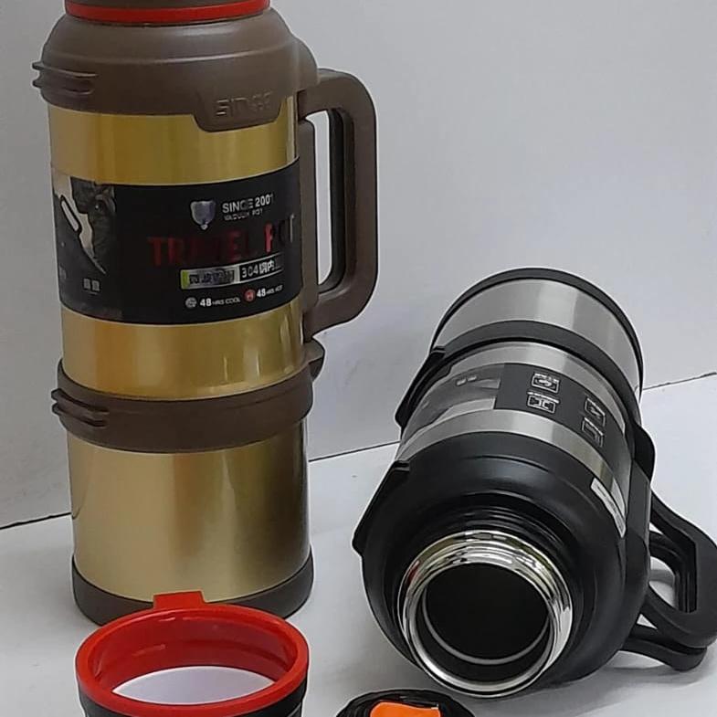Portable Double Wall Travel Flask – 3.6L Unbreakable Insulated Carry Flask thermoses Thermoses