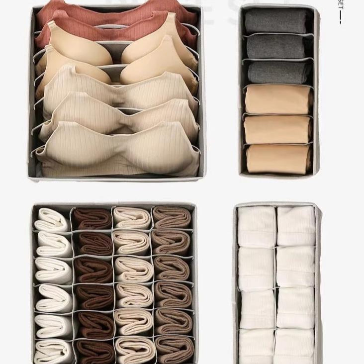 4pcs Undergarments Organizer Set – Multipurpose Closet Storage
