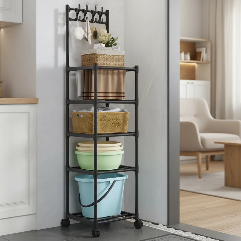 5 Layer Multipurpose Storage Rack Space Saving Organizer Kitchen Storage Racks Kitchen Utensil Racks