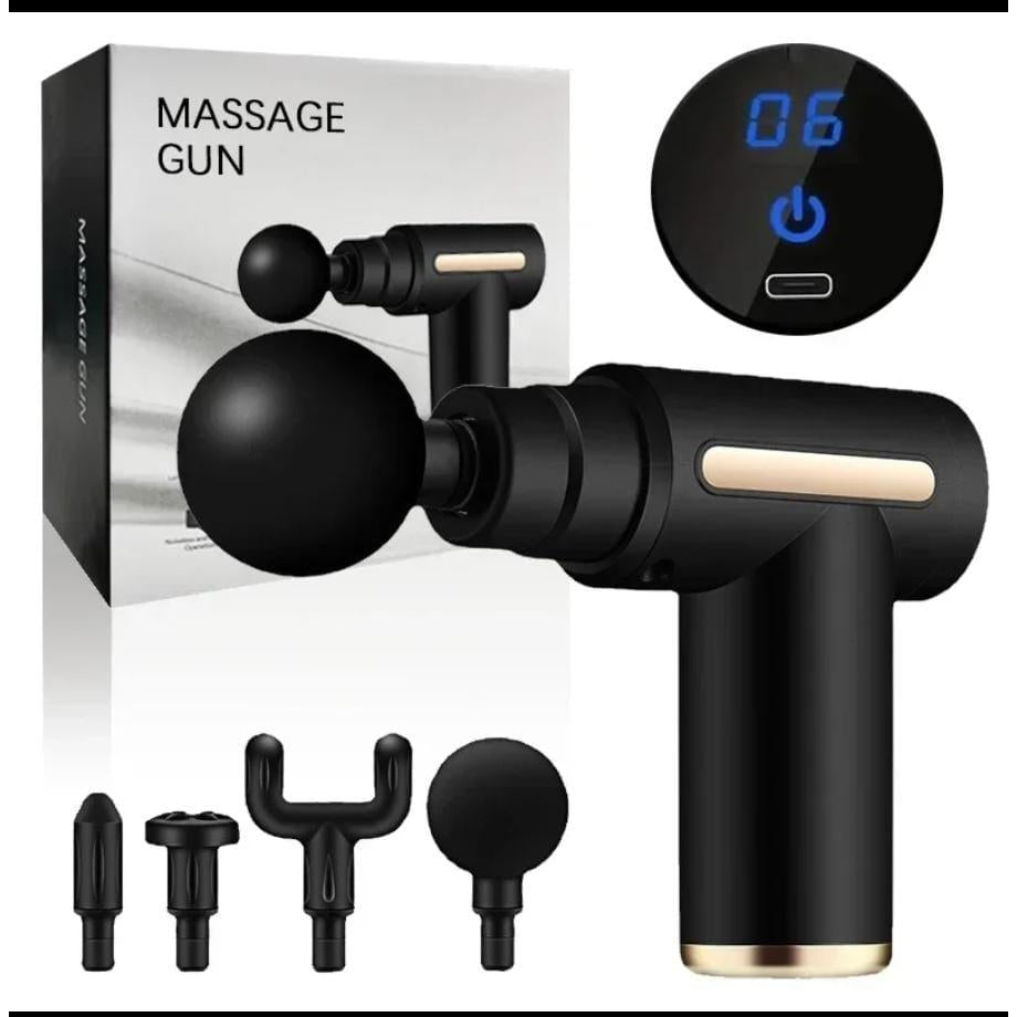 5 in 1 Portable Gun Massager for Muscle Relief and Recovery