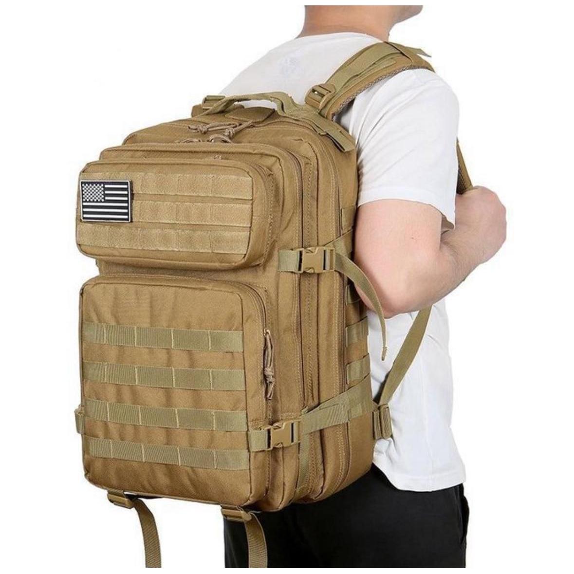 50L Outdoor Tactical Camping Backpack – Waterproof Oxford Bag L