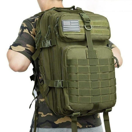 50L Outdoor Tactical Camping Backpack – Waterproof Oxford Bag L