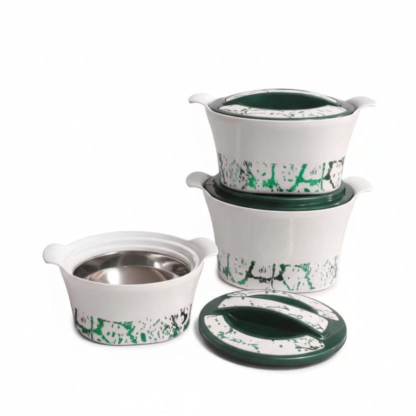 REDBERRY MARBLE Premium Designer Hotpot 4 Piece Set 1200ml 1800ml 2600ml 3600ml Kitchen & Dining Serving Platters