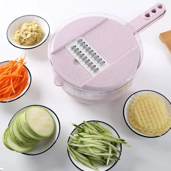 7-In-1 Vegetable Slicer And Shredder Vegetable Slicer Mandoline Slicers