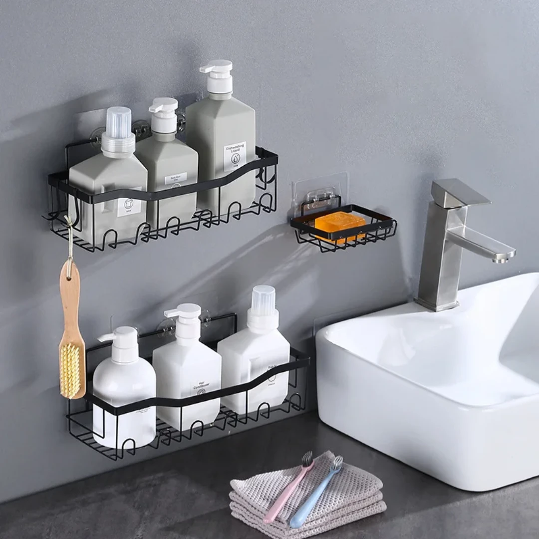 5pcs Triangular Shower Caddy Shelf|Bathroom Organizer Storage and organization Shower Caddies